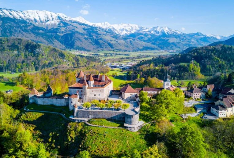 Château de Gruyères, Gruyères, Switzerland, Switzerland